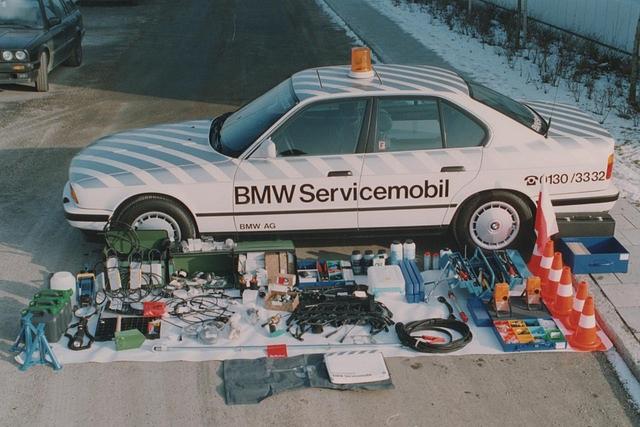 BMW 5er E35 als Servicemobil