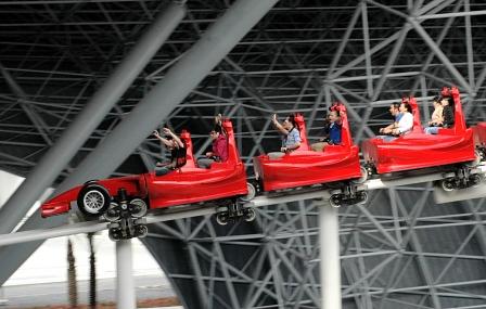 Ferrari World Abu Dhabi: Formula Rossa beim Katapultstart