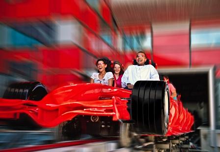 Ferrari World Abu Dhabi: Formula Rossa beim Katapultstart