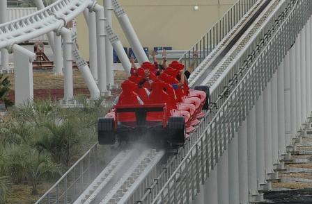 Ferrari World Abu Dhabi: Formula Rossa beim Katapultstart