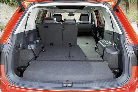 VW Tiguan Allspace: Der Laderaum faßt bis zu 1.775 Liter