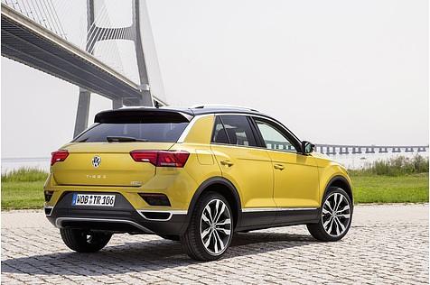 VW T-Roc - hinten strahlt immer LED-Technik