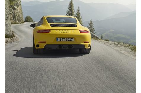 Porsche 911 Carrera T - das Heck wurde nicht verändert