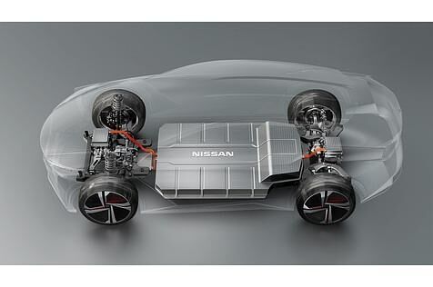 Zwei E-Motoren, an jeder Achse einer, sorgen mit 320 kW / 435 PS für Vortrieb