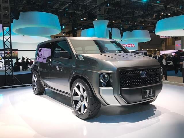 Einen großen Designsprung macht  Toyota mit dem TJ Cruiser