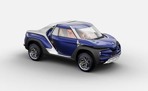 Yamaha Cross Hub Concept - Elektrischer Pick-up mit Diamantsitzen