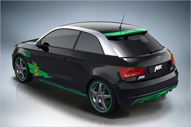 Das Blitz-Dekor hinter dem Radkasten erinnert an Flammendesigns amerikanischer Custom Cars