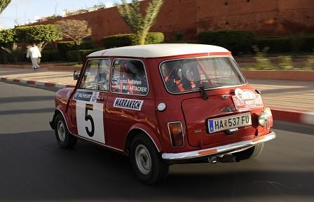 Mini bei der historischen Rallye Monte Carlo 2011