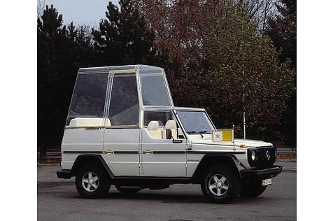 Mercedes G Klasse - das erste Papamobil von 1980
