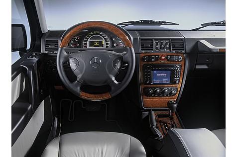 Mercedes G-Klasse - das Cockpit änderte sich im Laufe der Jahre immer wieder deutlich