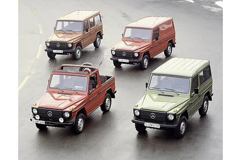 Mercedes G-Klasse - die ersten Modelle Ende der 70er Jahre