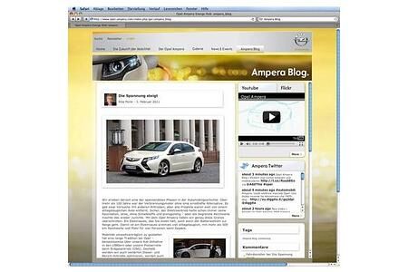Opel Ampera im Blog
