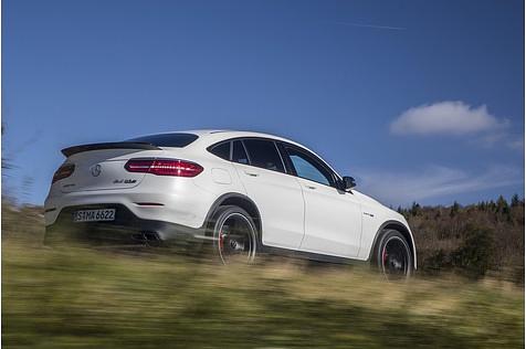 Mercedes AMG GLC 63 S Coupé - leider bei 250 km/h abgeriegelt
