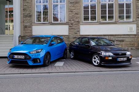 Ford Escort RS Cosworth vs. Focus RS - Geflügelte Worte