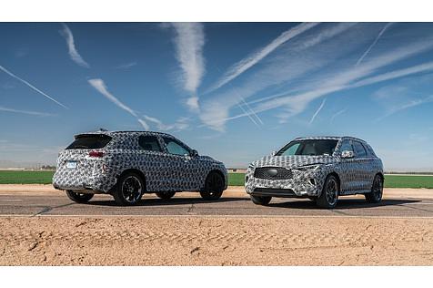 Infiniti QX 50 Prototyp - nur mit einem Vierzylinder zu bekommen
