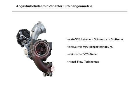 Bei der variablen Turbinengeometrie (VTG) halfen die Porsche-Erfahrungen