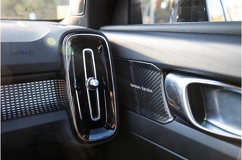 Die Lüftungsdüsen im Volvo XC40 wirken etwas aus der Zeit gefallen
