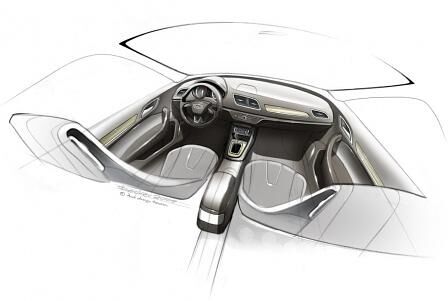 Designskizzen Audi Q3