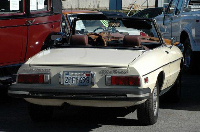Alfa Spider in Kalifornien