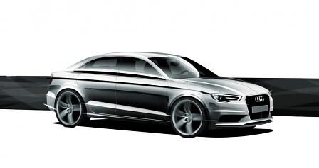 Skizze Audi A3 2012