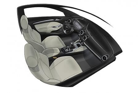 Skizze Audi A3 2012