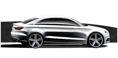 Skizze Audi A3 2012