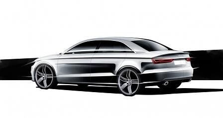 Skizze Audi A3 2012