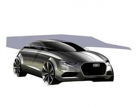Skizze Audi A3 2012