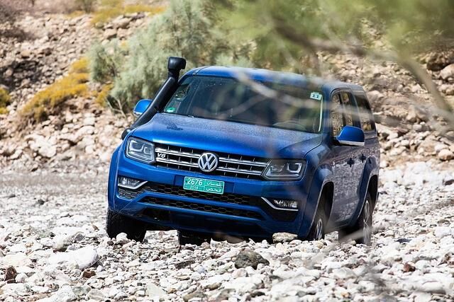 Kein SUV, sondern ein echtes Arbeitstier: Der VW Amarok kann sich auch abseits befestigter Pisten durchsetzen 