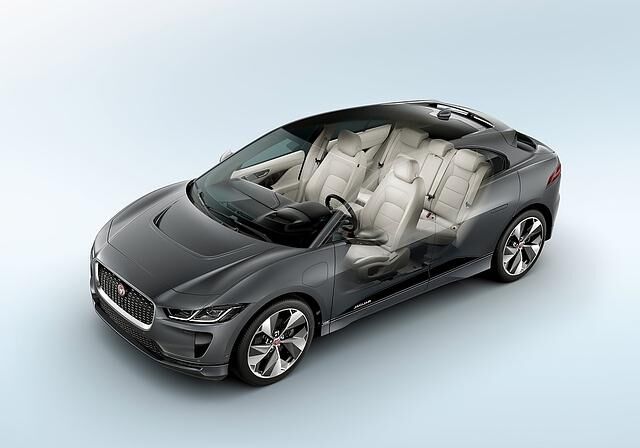 Jaguar i-Pace - die Fahrgastzelle ist weit vorne