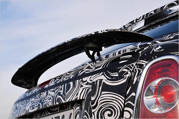 Erstmals bei Mini: Der automatisch ausfahrbare Heckspoiler