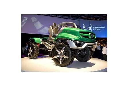 Pfeilgiftfrosch stand beim Jubiläums-Unimog Pate