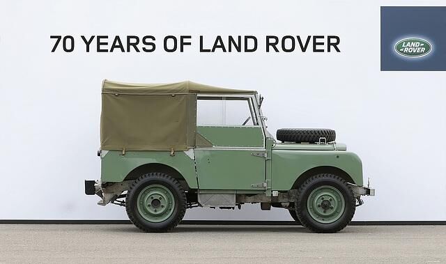 Der erste Land Rover auf dem Amsterdamer Autosalon