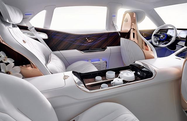Der luxuriöse Innenraum des Vision Mercedes Maybach Ultimate Luxury