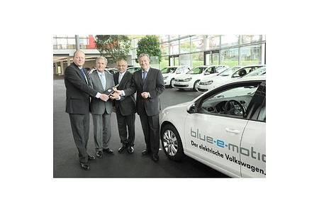 Golf blue-e-motion startet in die Alltagserprobung
