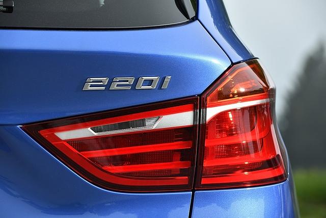 Der BMW 220i Gran Tourer hat LED-Rückleuchten