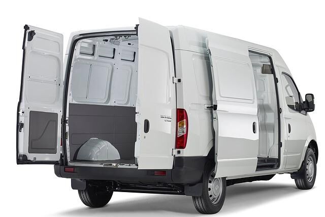 Über 10.000 Liter Ladegut passt in den Laderaum des Maxus EV80