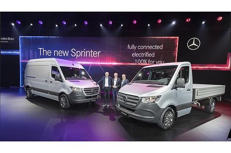 Weltpremiere Mercedes Sprinter Duisburg 2018