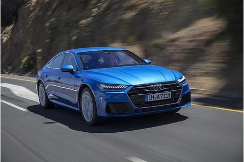 Der Audi A7 Sportback 55 TFSI quattro sieht schnittig aus