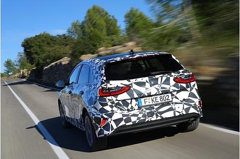 Prototypenfahrt im Kia Ceed 2018