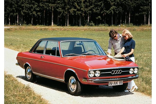 Die zweitürige Limousine des Audi 100 GL