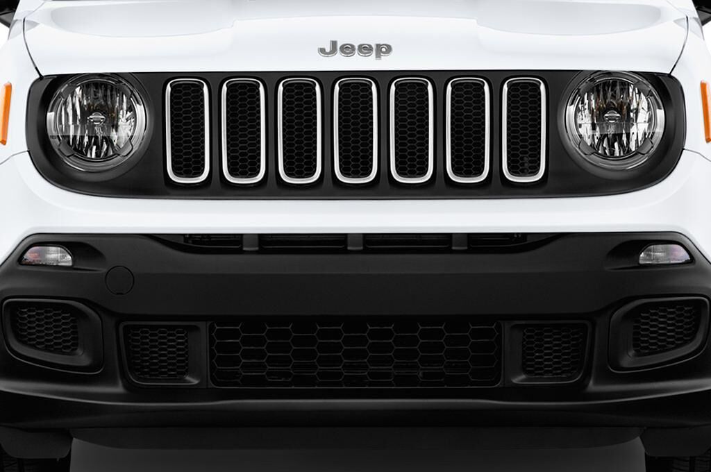 Jeep Renegade (Baujahr 2015) Sport 5 Türen Kühlergrill und Scheinwerfer