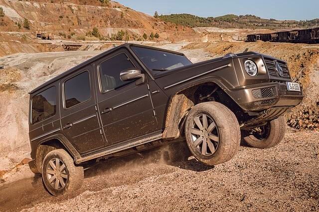 In Summe bietet die G-Klasse nochmal bessere Offroad-Fähigkeiten