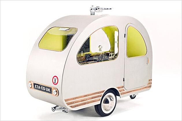 Der kleinste Wohnwagen der Welt ist zwei Meter lang und 75 Zentimeter breit