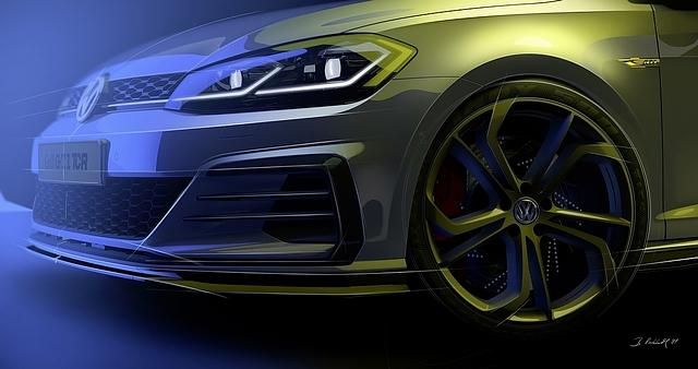Das VW Golf GTI TCR Concept hat adaptive, elektrisch verstellbare Dämpfer
