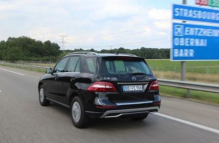 Mercedes ML 250 Bluetec Verbrauchsfahrt