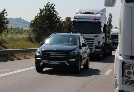 Mercedes ML 250 Bluetec Verbrauchsfahrt