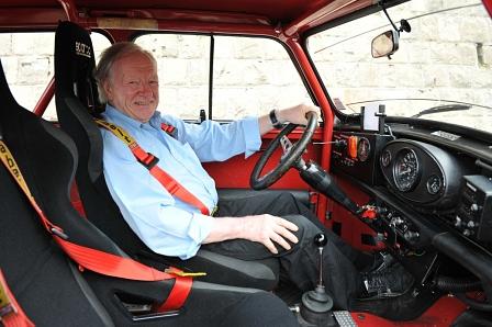 Rauno Aaltonen im Rallye-Mini Cooper S