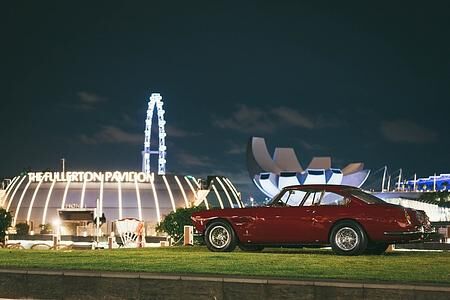 Singapur Fullerton Concours - Klassiker an der Bay