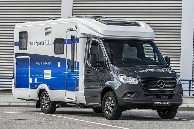 Angedacht: Mercedes F-Cell Camper mit Brennstoffzellenantrieb